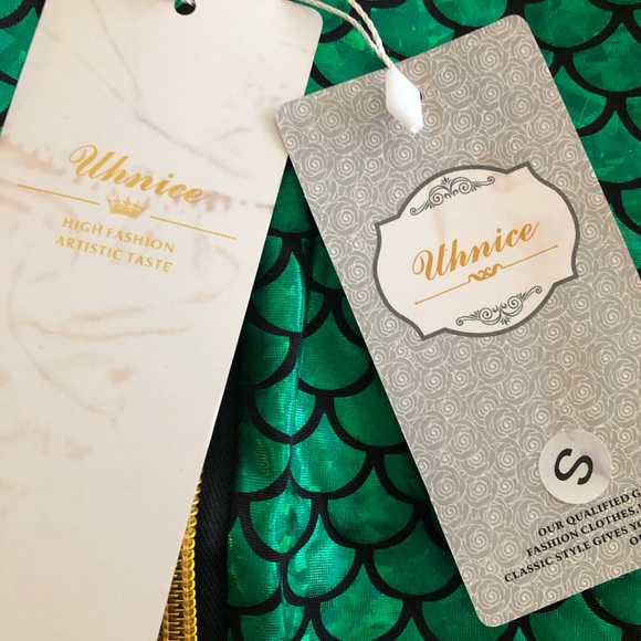 NWT Uhnice Enchanting Emerald Mermaid Swimsuit! - Picture 3 of 3